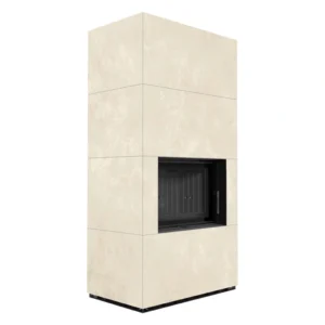 Semineu modular Flotek piatră naturală Kratki Box 8 kW