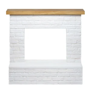 Rama semineu decorativ Rolf Lightstone alb