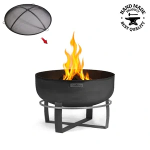 Vatra de foc Viking XXL cu capac antiscântei CookKing 80cm