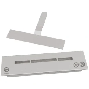 Arzător biosemineu Plank încastrat, inox