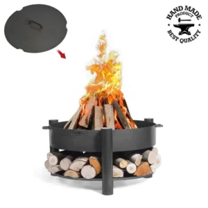 Vatră foc CookKing Montana 80cm cu capac