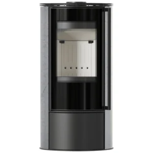 Soba Erik 5.5kW gri satin: design modern și eficiență