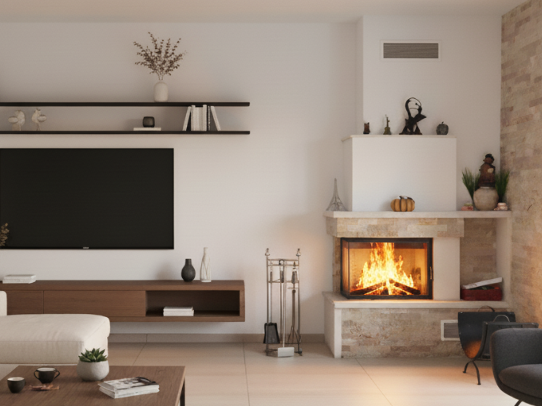 Semineu modern geam lateral Danes, Sighisoara, Mures