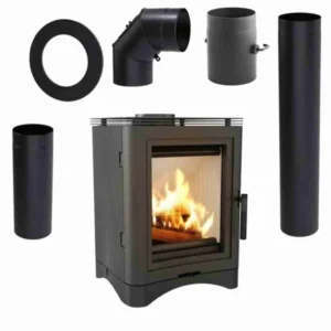 Soba Kratki K5 5-8kW cu ușă din fontă