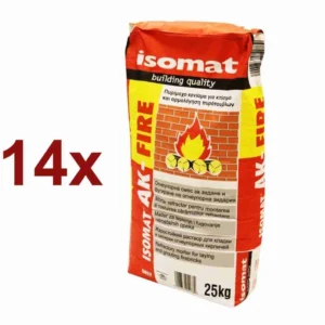 14 x SACI MORTAR DE CIMENT REFRACTAR 1200ºC