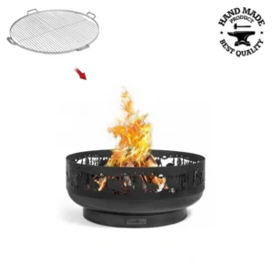 Vatra de foc Forest 80 cm cu grilaj inox CookKing