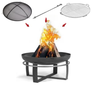 Vatră de foc Viking pachet inox CookKing, 60 cm
