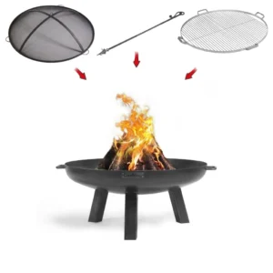 Pachet vatra foc Polo 60 cm inox CookKing