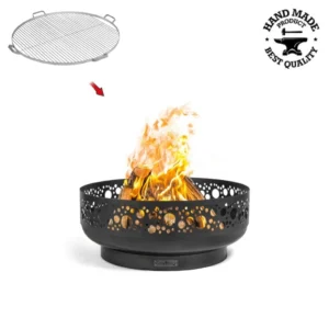 Vatra de foc Boston 80 cm cu grilaj inox CookKing
