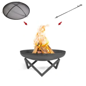 Vatra de foc Santiago 100 cm pachet complet CookKing