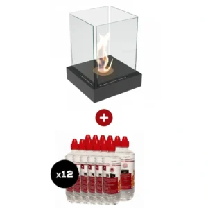 Pachet biosemineu mobil TANGO 4 patru sticle + 12L bioetanol