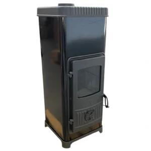 Soba de fonta cu plita DORA 10 N Negru - 7.2kW -OUTLET
