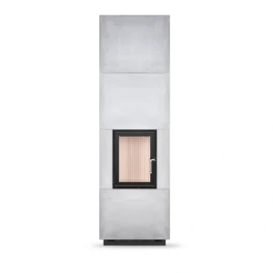 Semineu modular Blox convectie, 10 kW, exterior beton