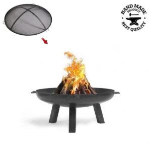 Vatră de foc CookKing Polo 80cm cu capac antiscântei
