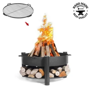 Vatra foc Montana 80 cm cu grilaj otel CookKing