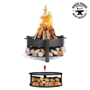 Vatră foc Montana 80 cm cu bază CookKing
