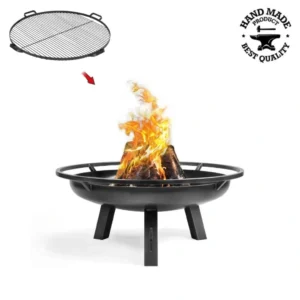 Vatră de foc Porto 80 cm cu grilaj din oțel CookKing