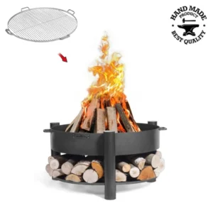 Pachet vatra Montana grilaj inox 80cm CookKing