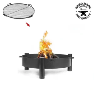 Pachet vatra foc Haiti 80cm cu grilaj din otel CookKing