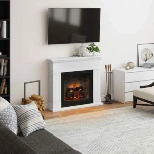 Semineu electric PowerFlame 2 alb TAGU