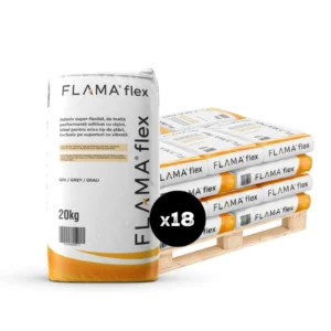 Adeziv FLAMA-Flex flexibil șemineu Pefoc, 20 kg