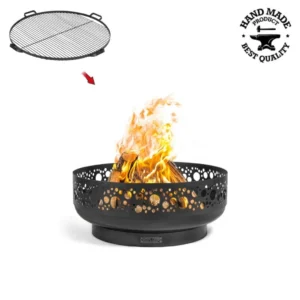 Vatra de foc CookKing Boston 80cm cu grilaj de otel