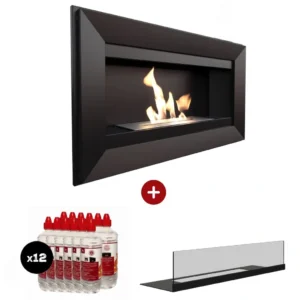 Pachet biosemineu Charlie sticlă cu 12L bioetanol