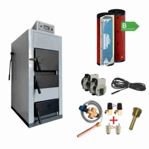 Centrală termică pe lemne 31.3 kW, cu randament înalt