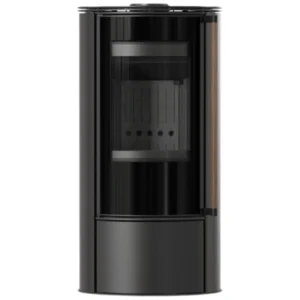 Soba Erik 5.5kW cu maner lemn și samota neagra