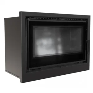 Focar AK80 cu ventilator, căptușeală samotă neagră