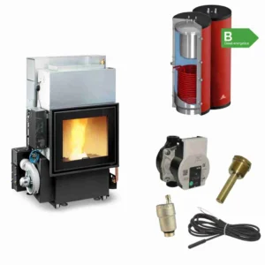 Cazan pe peleti puternic de 28 kW