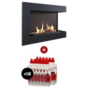 Pachet biosemineu DELTA colt dreapta cu 12L bioetanol