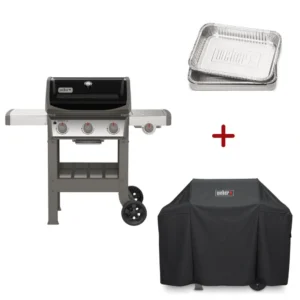 Pro Pack Weber - Gratar pe gaz GBS Spirit II E-320 Negru + Regulator