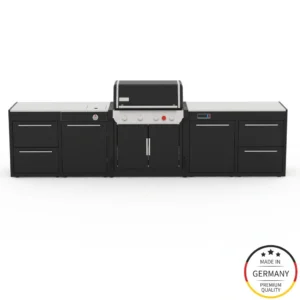 Bucatarie exterior 4 module pentru gratare pe gaz Weber Genesis 300