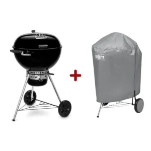 Starter Pack Weber - Gratar carbuni Master-Touch Premium GBS E-5775 + Grilaj fonta
