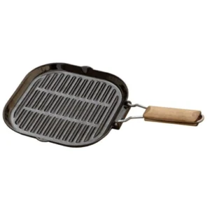 Tigaie fonta cu maner 24x24 cm