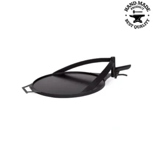 Plita suspendata din otel cu maner - 50 cm