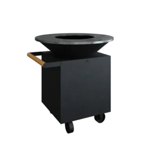 Gratar OFYR Negru 100 PRO cu vatra de gatit pe lemne