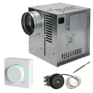 Ventilator semineu pentru distribuție aer cald 150mm
