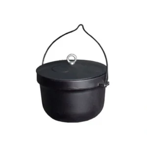 Ceaun de fonta cu capac - 10l