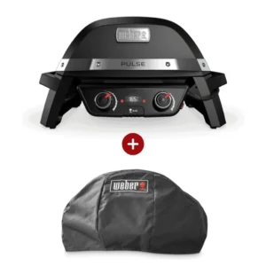 Starter Pack Weber - Gratar electric Weber Pulse 2000 + husa