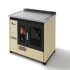 SOBA PE PELETI ENRICA 3.4-9.3 KW - IVORY