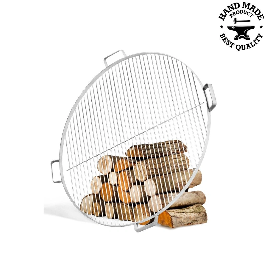 Gratar inox pentru vatra de foc 70 cm