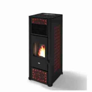 SOBA PELETI 4-15.4 KW - GEMMA ROSSO - 2 Ventilatoare