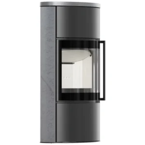 Soba Bjorn High 7kW ceramica Gray Satin cu capac ceramic