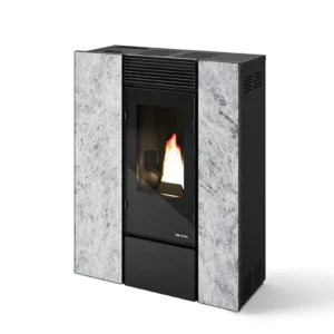 SOBA PELETI 4.4-11 KW - RACHELE SLIM Piatra - 2 Ventilatoare