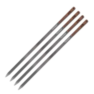Set 4 tepuse de inox pentru kebab Petromax