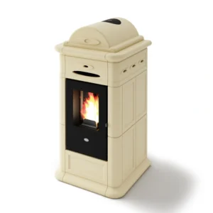 SOBA PE PELETI ADELE 2.5-9.5 KW - CREM - CAHLE TERACOTA