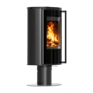 Soba rotativa otel Erik N 5.5 kW - Samota neagra - 360*