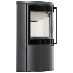 Soba Bjorn 7kW ceramica Grafite Satin cu capac ceramic